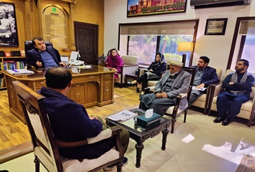 An important meeting was held under the chairmanship of Commissioner Peshawar Division Riaz Khan Meh