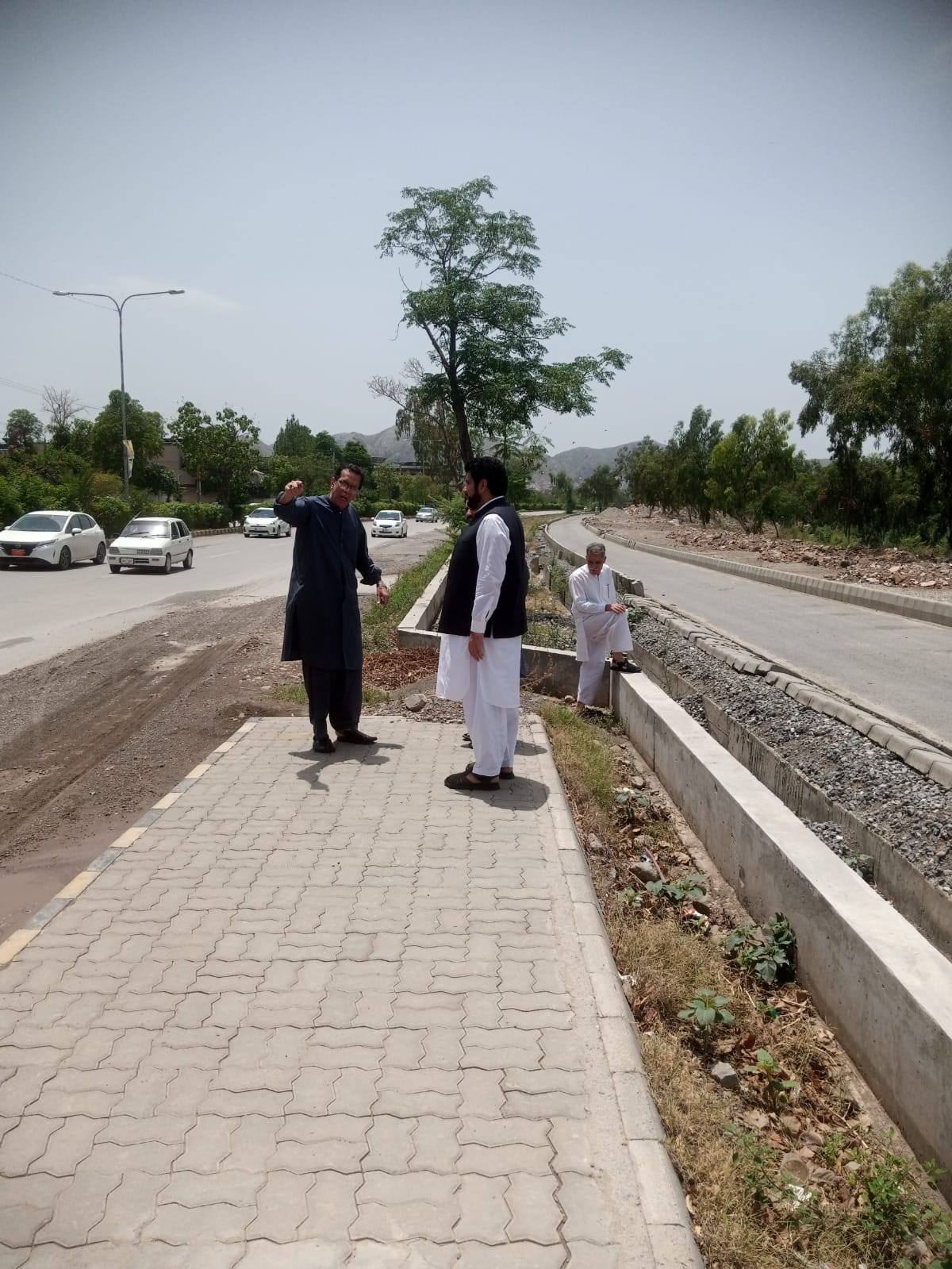 DG PDA and Chief Engineer Visited Hayatabad