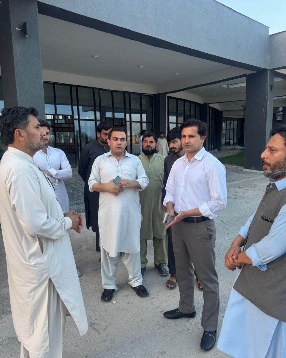 Director General PDA visit  to New General Bus Stand Peshawar