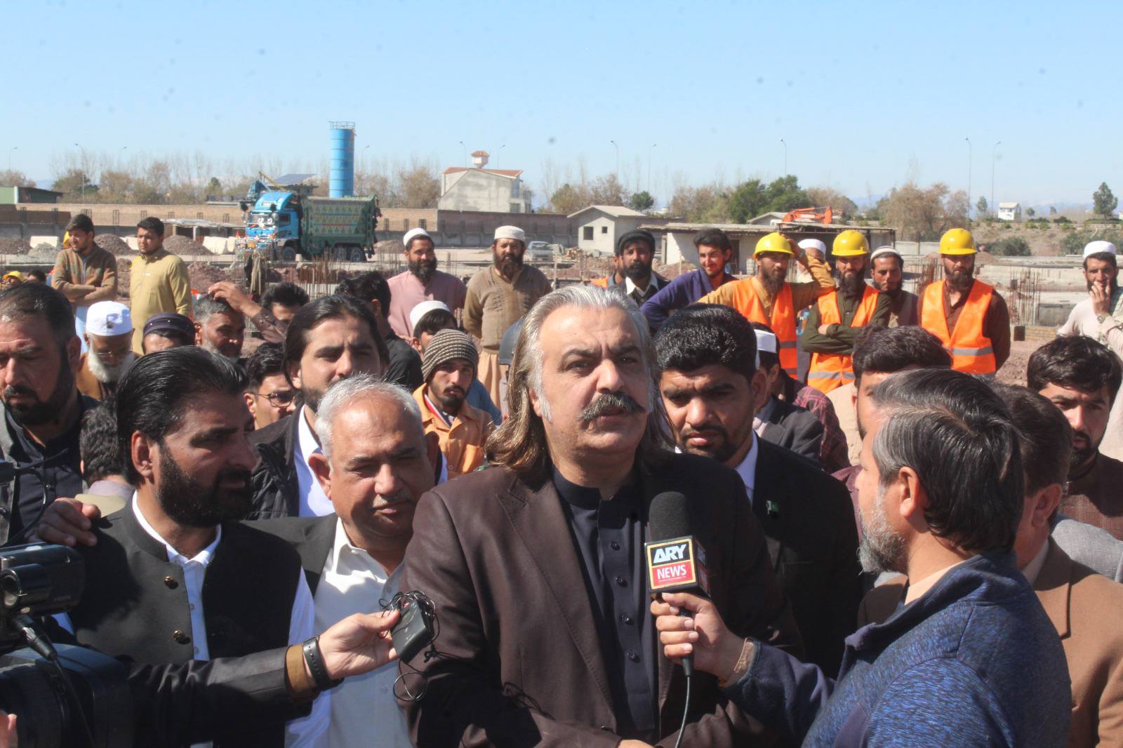 Chief Minister KPK visit to Bus Terminal