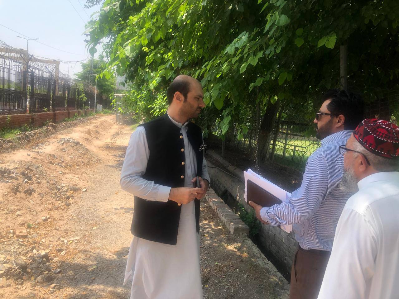 DG visit to Bottleneck point near Islamia college